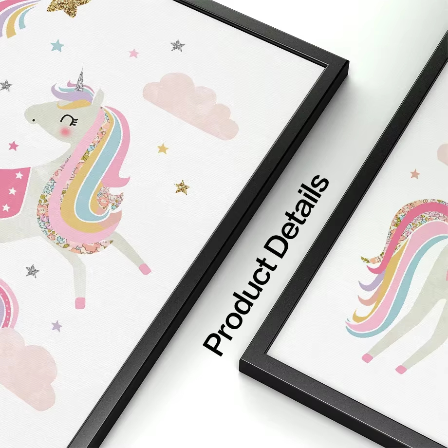 Rosa Einhorn Kaninchen Regenbo – Baby Nursery Mirror Bewertung und Preis