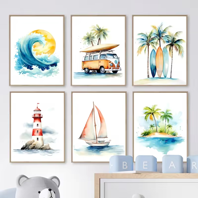 Surf Ocean Themen Kindergarten – Baby Nursery Mirror Bewertung und Preis