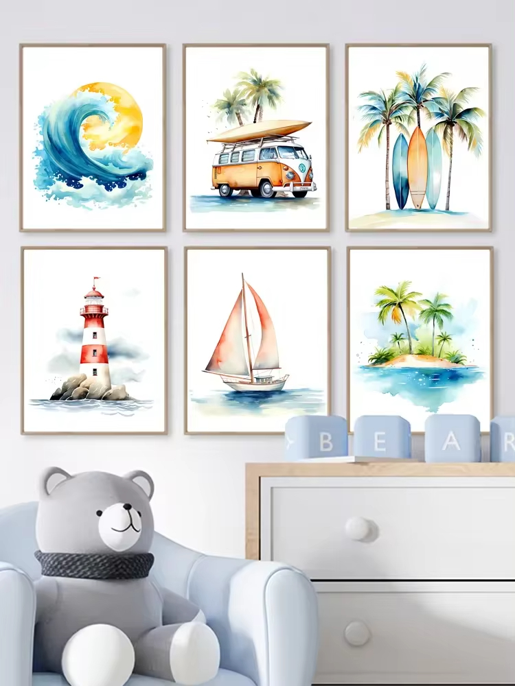 Surf Ocean Themen Kindergarten – Baby Nursery Mirror Bewertung und Preis