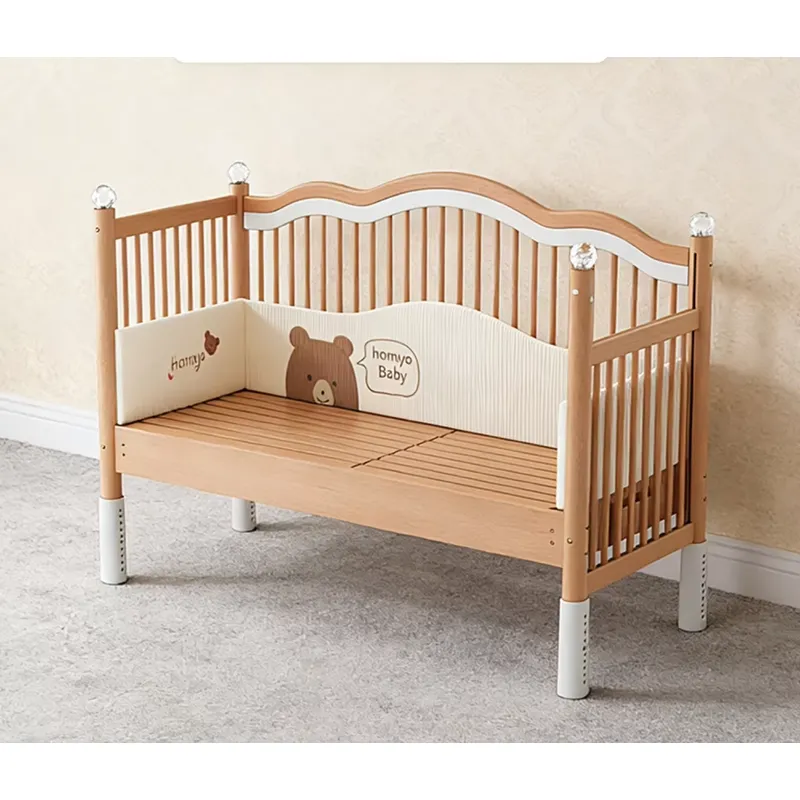 Massivholz-Babybett mit Mehrfu – Baby Nursery And Co Bewertung und Preis