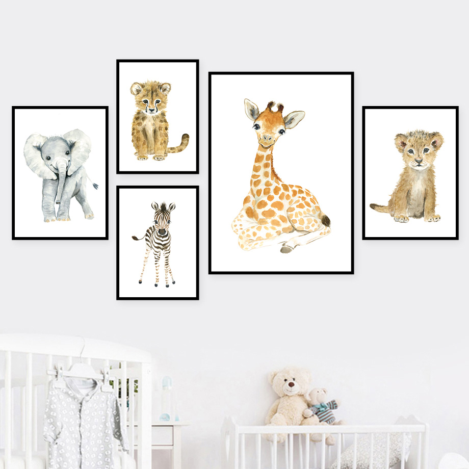 Elefant Fuchs Zebra Giraffe Le – Baby Nursery Mirror Bewertung und Preis