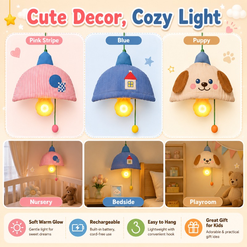 Wiederaufladbare Hängende Nach – Baby Nursery Light Shade Bewertung und Preis