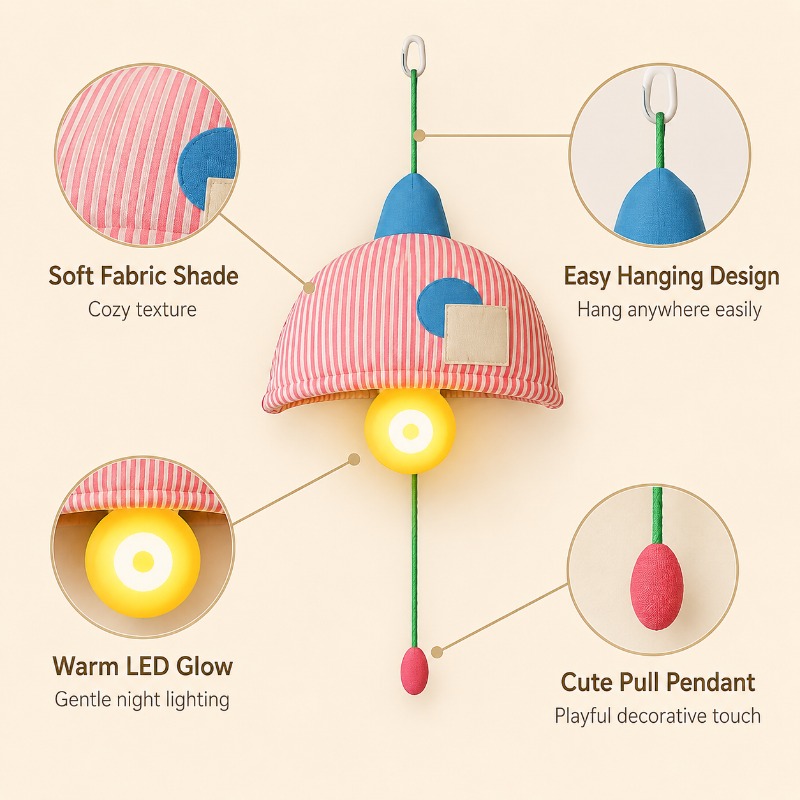 Wiederaufladbare Hängende Nach – Baby Nursery Light Shade Bewertung und Preis