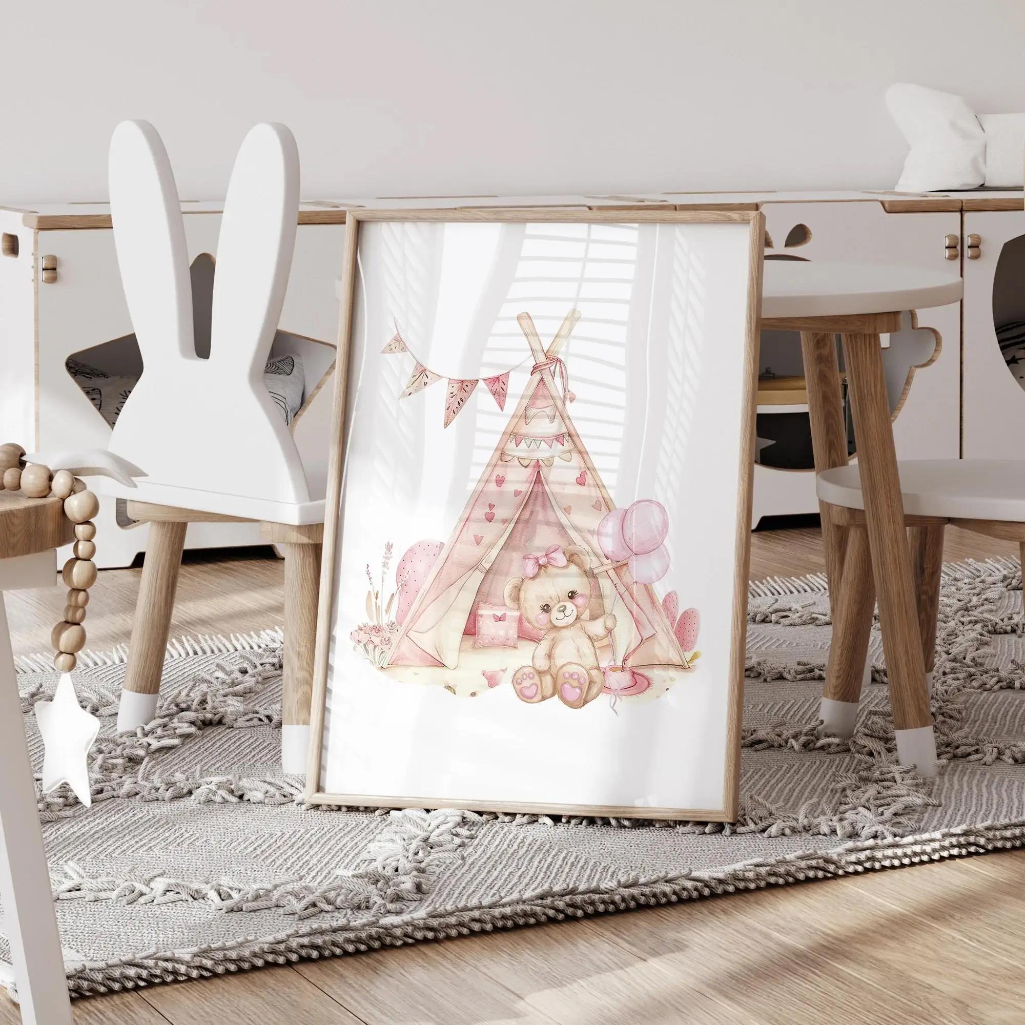 Rosa Traum Bär Karussell Zelt  – Baby Nursery Set Bewertung und Preis