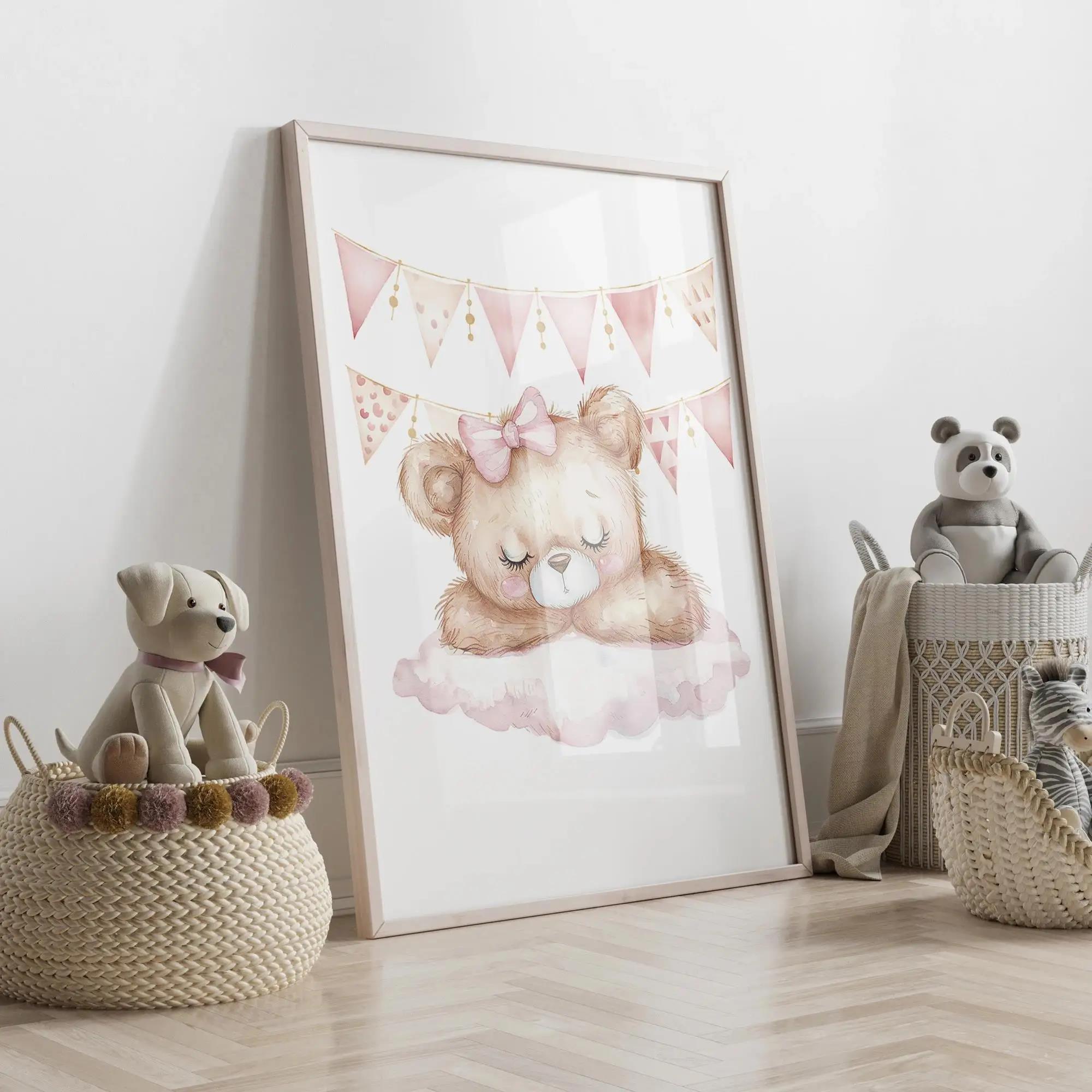 Rosa Traum Bär Karussell Zelt  – Baby Nursery Set Bewertung und Preis