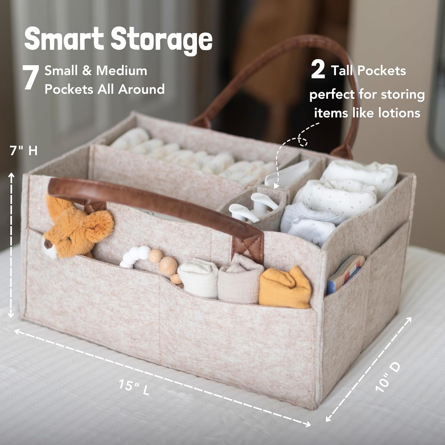 Baby Filz-Aufbewahrungskorb fü – Baby Nursery Shelf Bewertung und Preis
