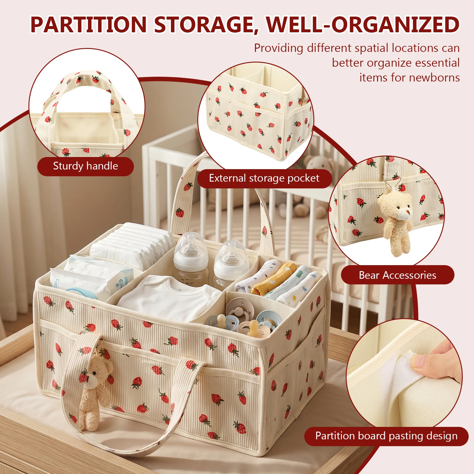 Baby-Windel- und Feuchttücherk – Baby Nursery Shelf Bewertung und Preis