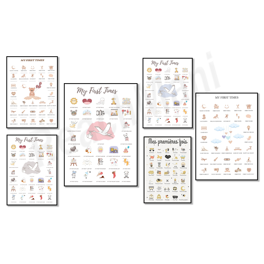 Erstmalige Babyplakate, Poster – Baby Nursery Mirror Bewertung und Preis