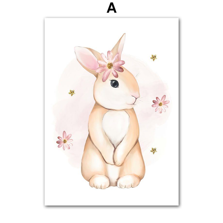 Nette Aquarell Kaninchen Regen – Baby Nursery Mirror Bewertung und Preis