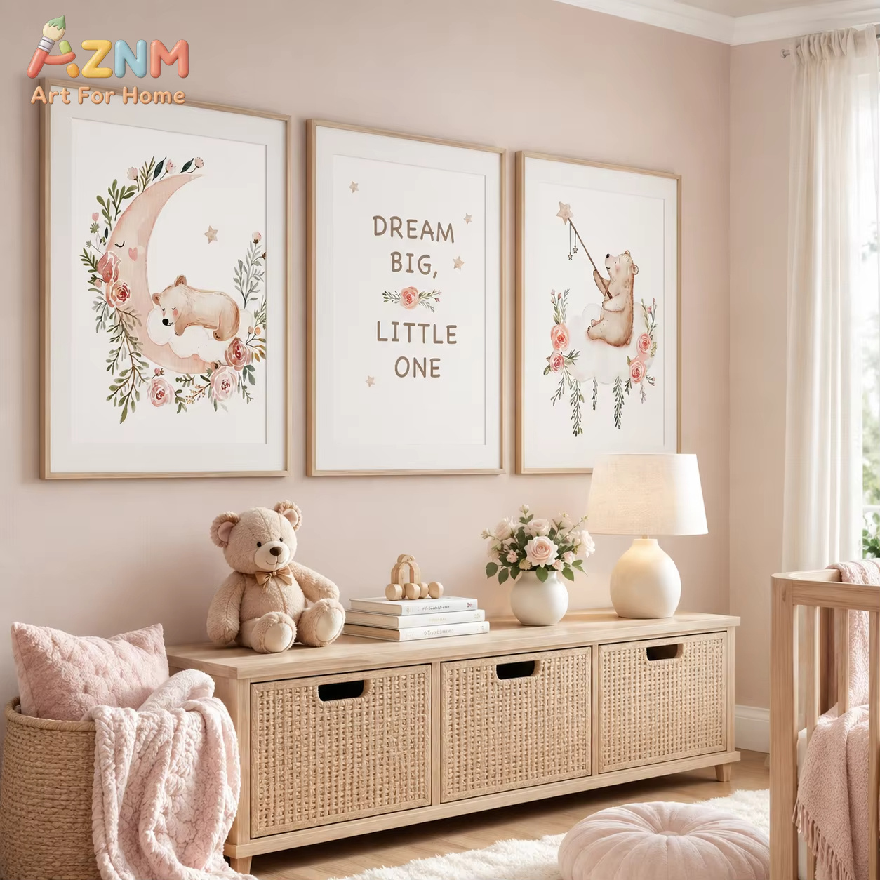 AZNM Kinderzimmer-Blumen-Wandk – Baby Boy Nursery Quotes Bewertung und Preis