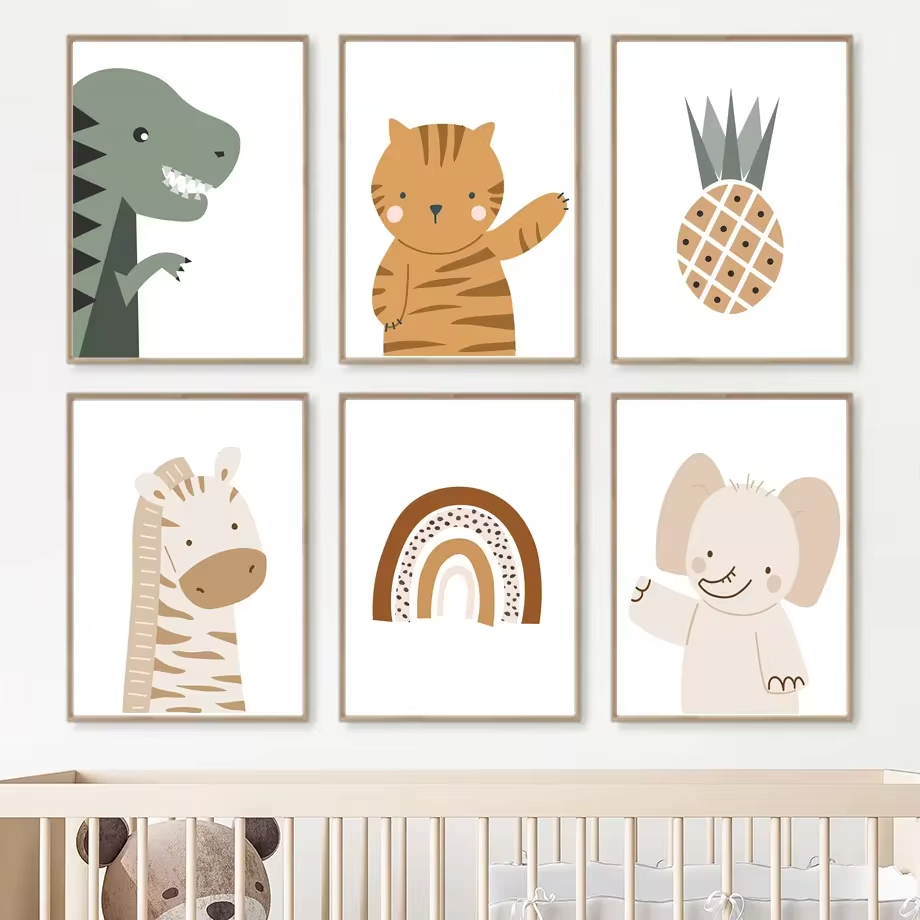 Regenbogen Sonne Löwe Dinosaur – Baby Nursery Mirror Bewertung und Preis