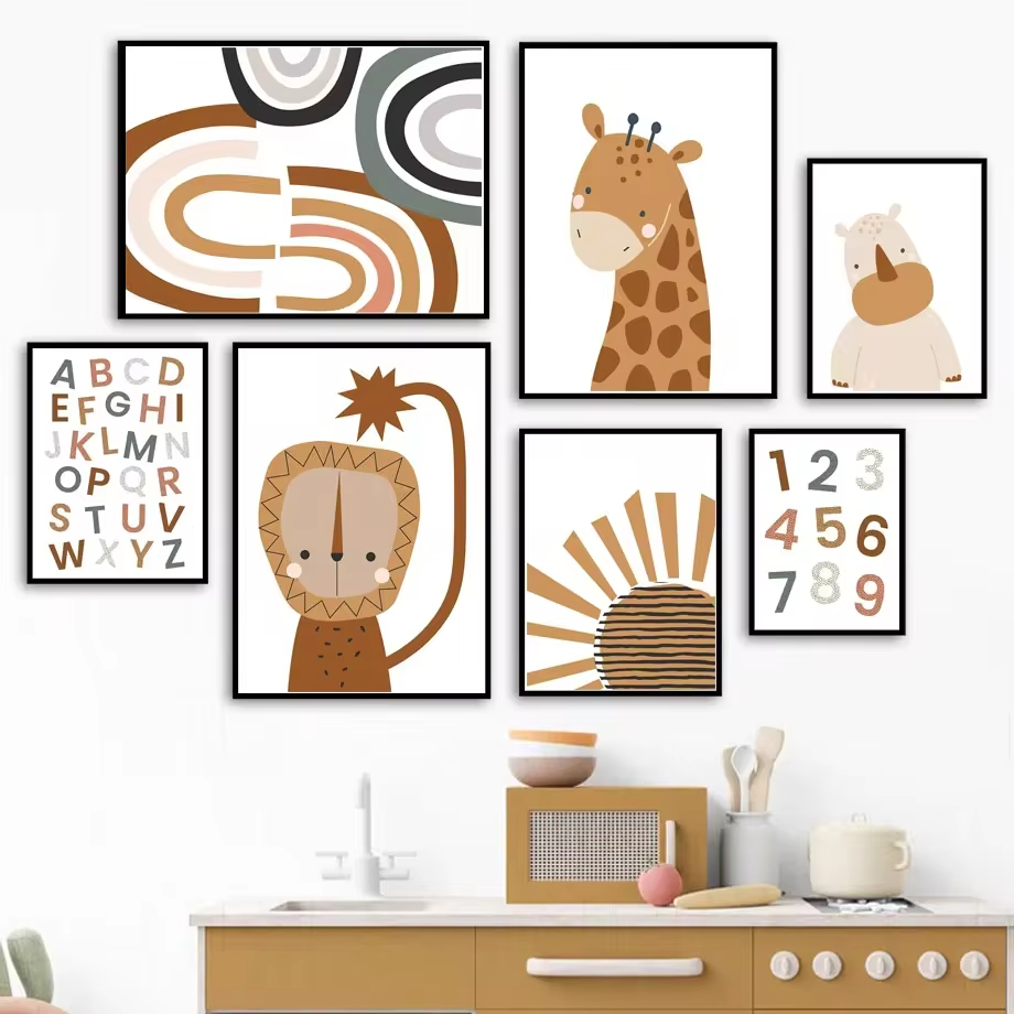 Regenbogen Sonne Löwe Dinosaur – Baby Nursery Mirror Bewertung und Preis