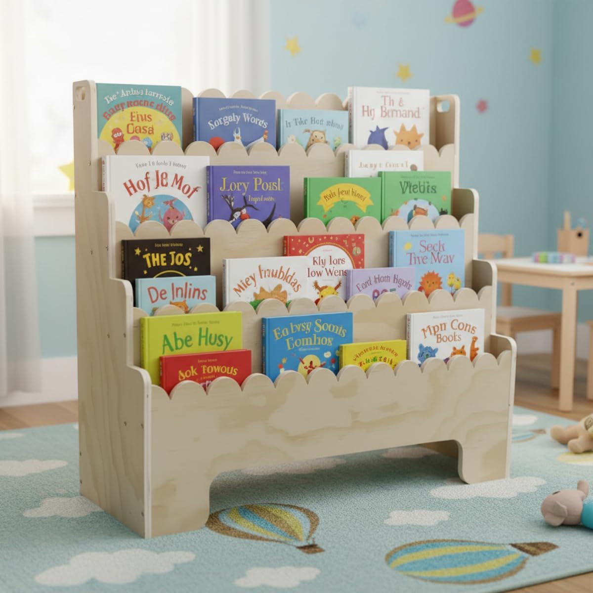 Kinder-Bücherregal mit 4 Ebene – Baby Nursery Shelf Bewertung und Preis