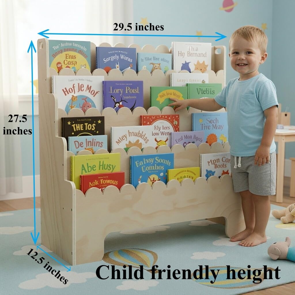 Kinder-Bücherregal mit 4 Ebene – Baby Nursery Shelf Bewertung und Preis