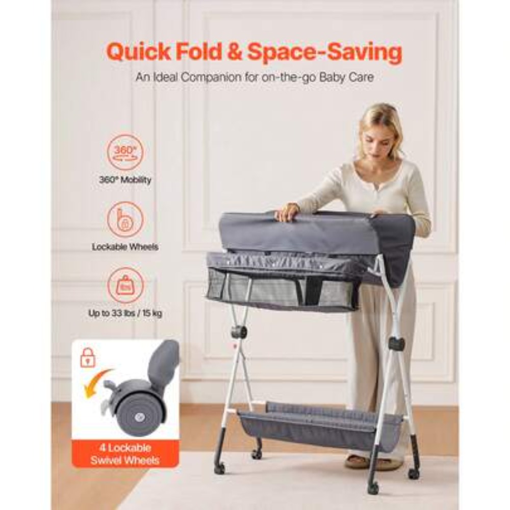 Klappbarer Baby-Wickeltisch mi – Baby Nursery Shelf Bewertung und Preis
