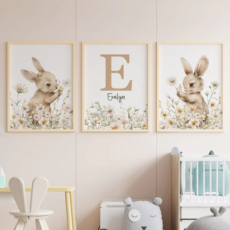 Herbst Kaninchen Wilde Blume D – Baby Nursery Mirror Bewertung und Preis