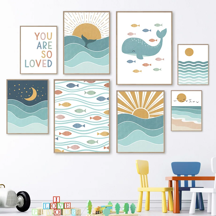 1 Stück rahmenlose Leinwandbil – Baby Boy Nursery Quotes Bewertung und Preis
