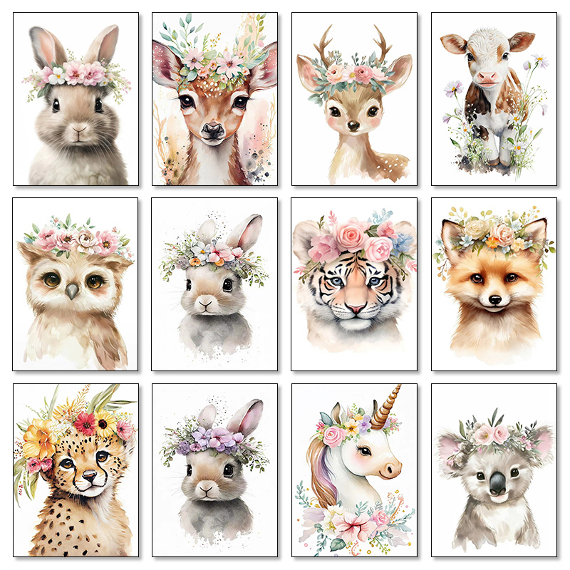 Baby Bär Hase Hirsch Waschbär  – Baby Nursery Mirror Bewertung und Preis