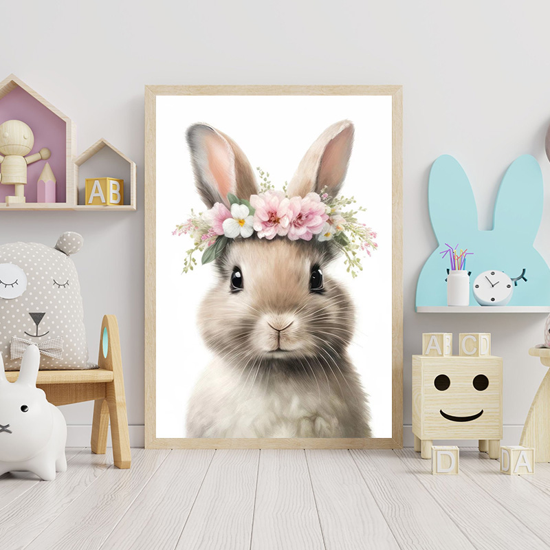 Baby Bär Hase Hirsch Waschbär  – Baby Nursery Mirror Bewertung und Preis