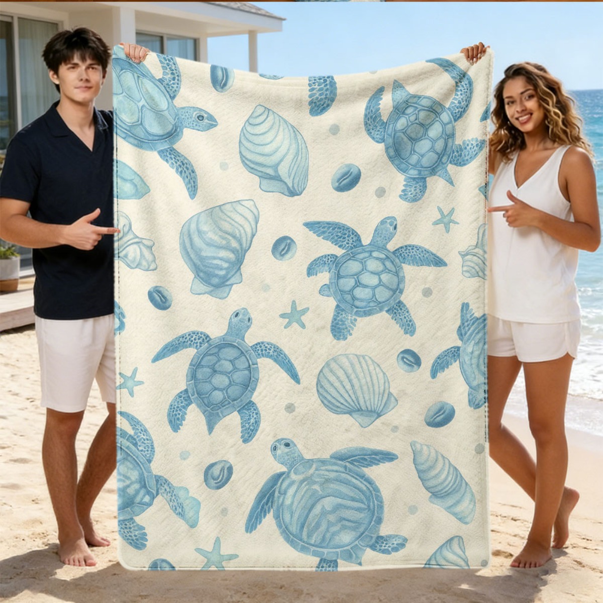 Niedliche Stranddecke mit Meer – Baby Nursery Ocean Theme Bewertung und Preis