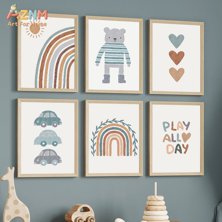 AZNM Neutraler Boho Regenbogen – Baby Boy Nursery Quotes Bewertung und Preis