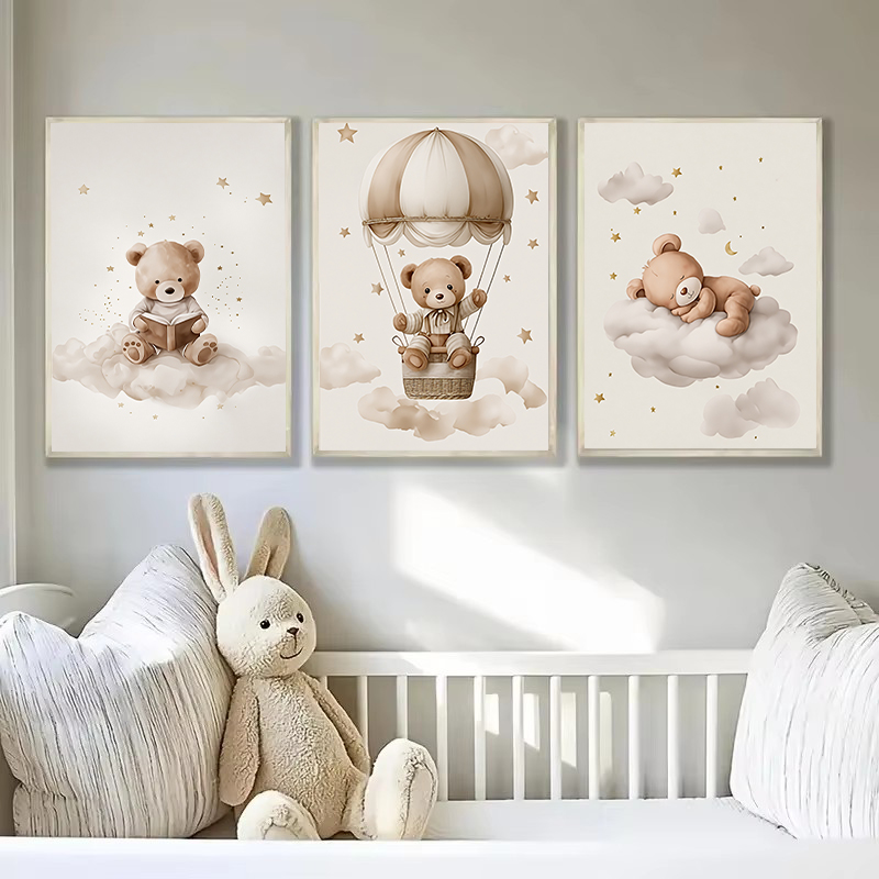 3 teile/satz Böhmischen Teddyb – Baby Nursery Set Bewertung und Preis